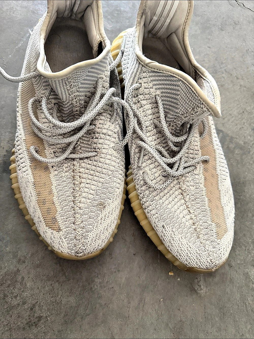 Adidas Yeezy Boost 350 V2 Lundmark Non-Reflective Sneakers Beige & Brown